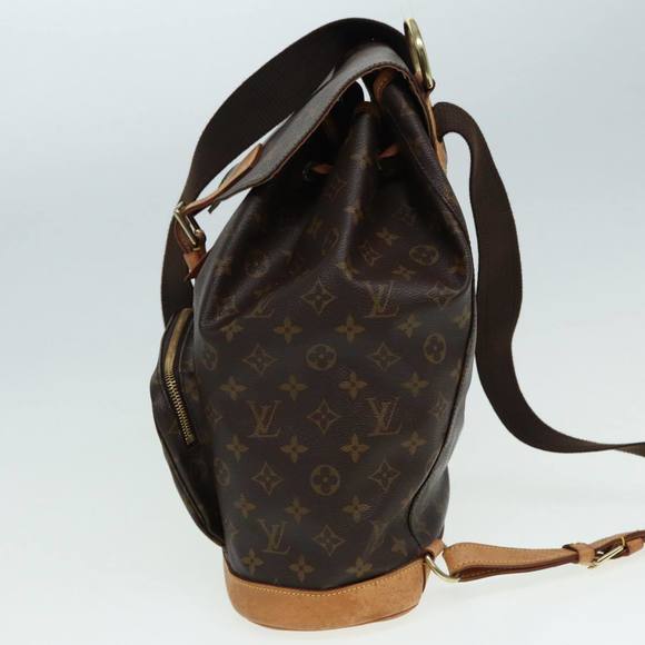 LOUIS VUITTON Monogram Montsouris GM Backpack M51135 LV Auth yk14185 - Picture 3 of 16